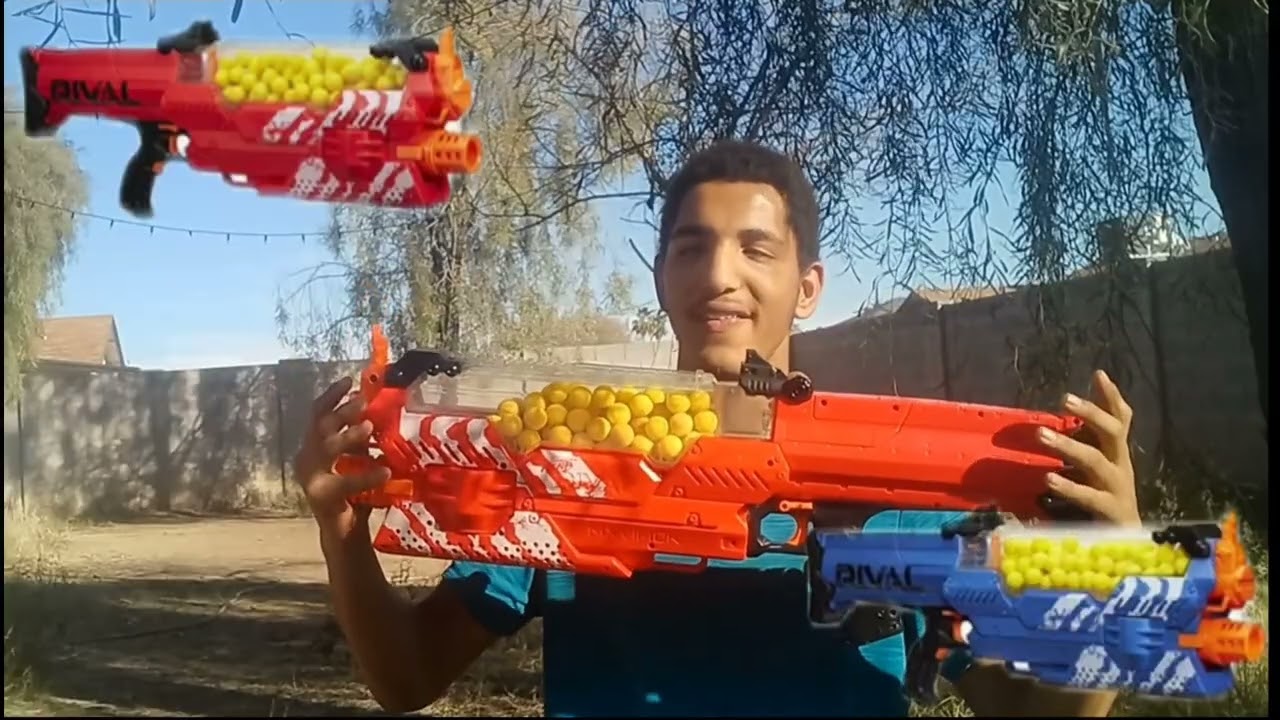 Reviewing Every Single Nerf Rival Blaster And Briefing Ranking Them.