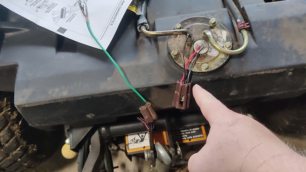 John Deere x485 instrument cluster issue