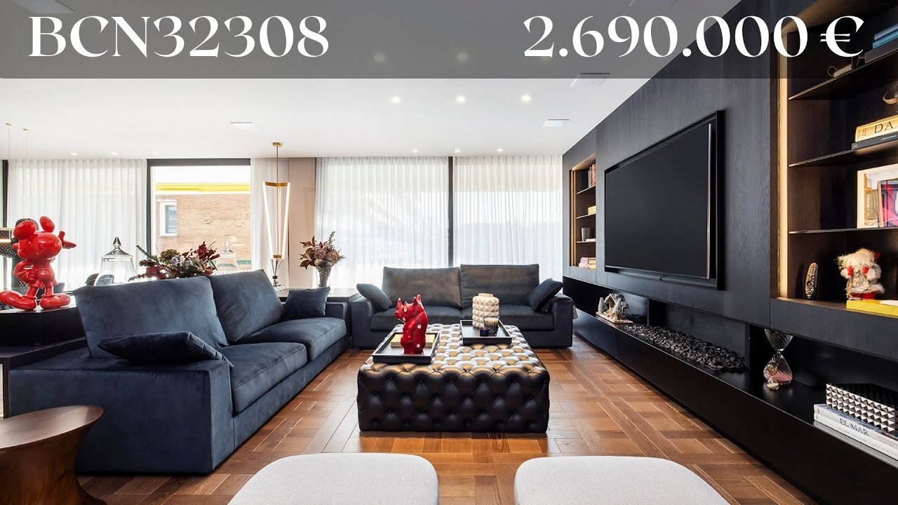 Increíble piso de lujo con una terraza soleada en venta en el Turó Park, Barcelona.