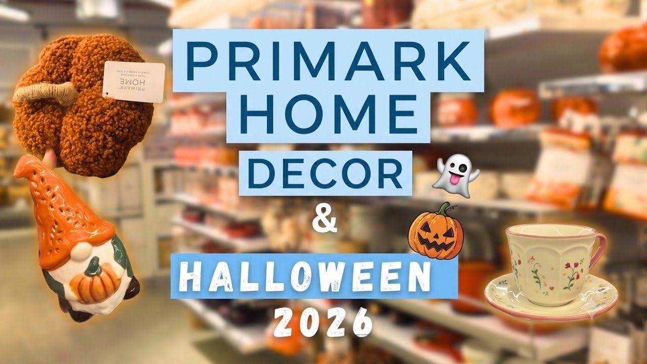 PRIMARK HALLOWEEN & HOME DECOR HAUL 2026 🎃👻 SHOP