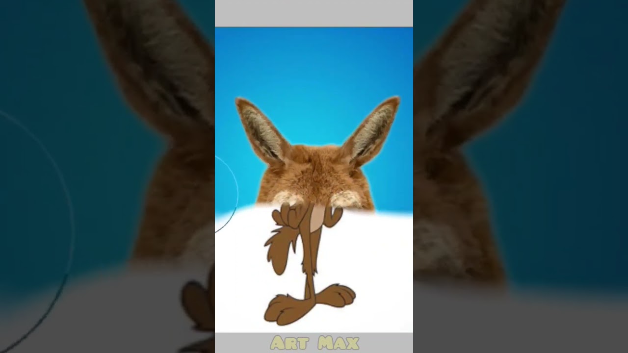 Wile E. Coyote ✨ Cartoon characters in Real Life #shorts