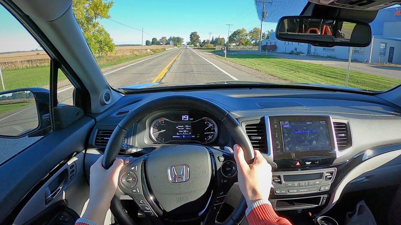 2020 Honda Ridgeline RTL-E - POV Towing Drive (Binaural Audio)
