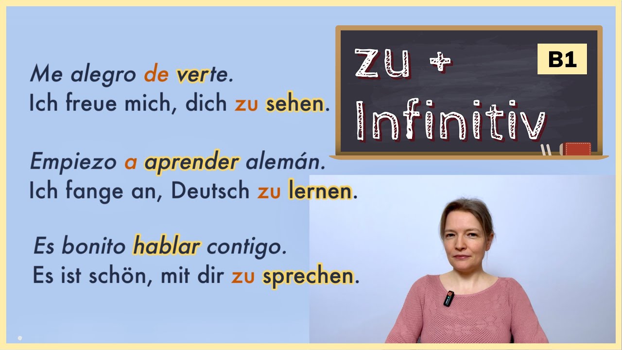 Cuándo usar ZU + INFINITIVO en alemán (y cuándo no)
