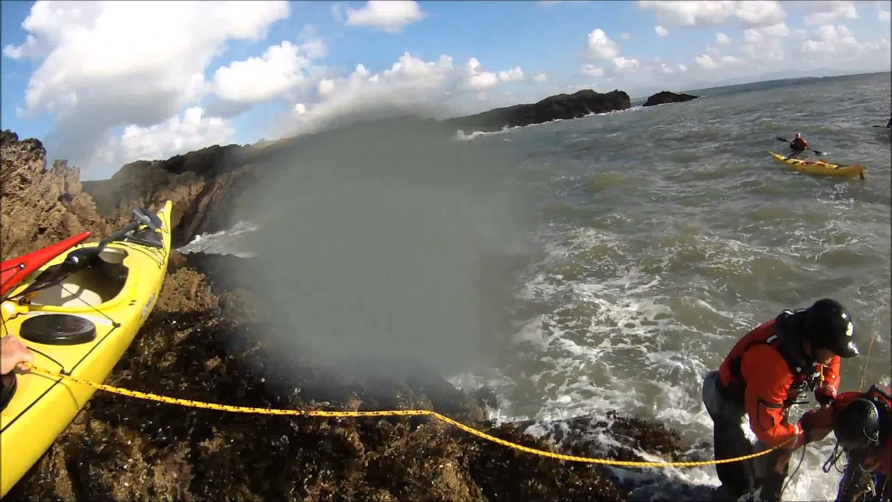 Sea Kayaking in Anglesey 5 star Rocky Landing with SKUK