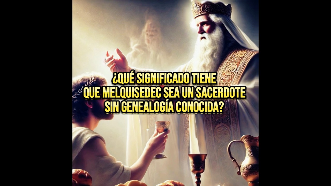 Melquisedec: El Sacerdote Sin Genealog&iacute;a y Su Conexi&oacute;n con Cristo! #shorts #Biblia