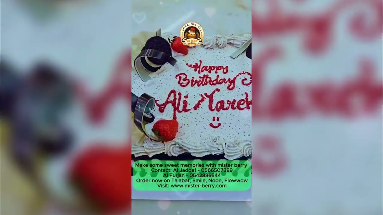 Best Custom Birthday Cakes in Dubai 🎉  Fresh & Organic by Mister Berry