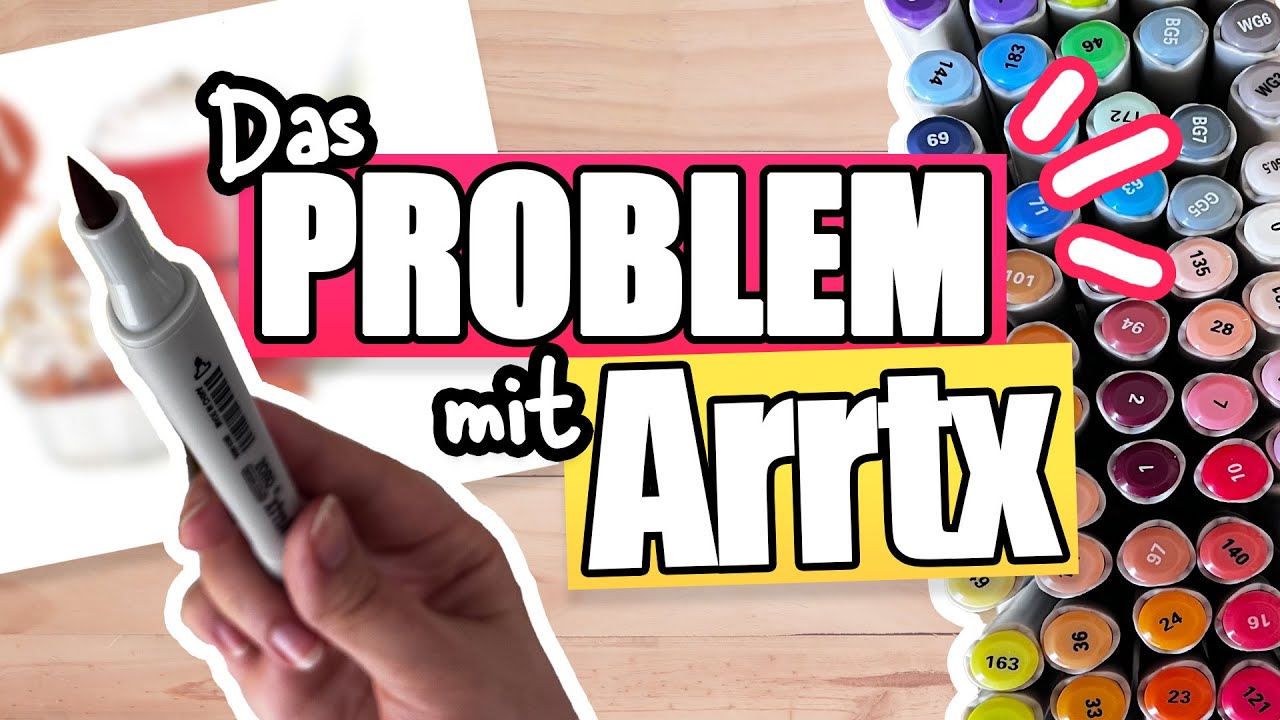 Das 80er ARRTX Marker Set im HÄRTETEST: PROBLEME beim COLORIEREN?!