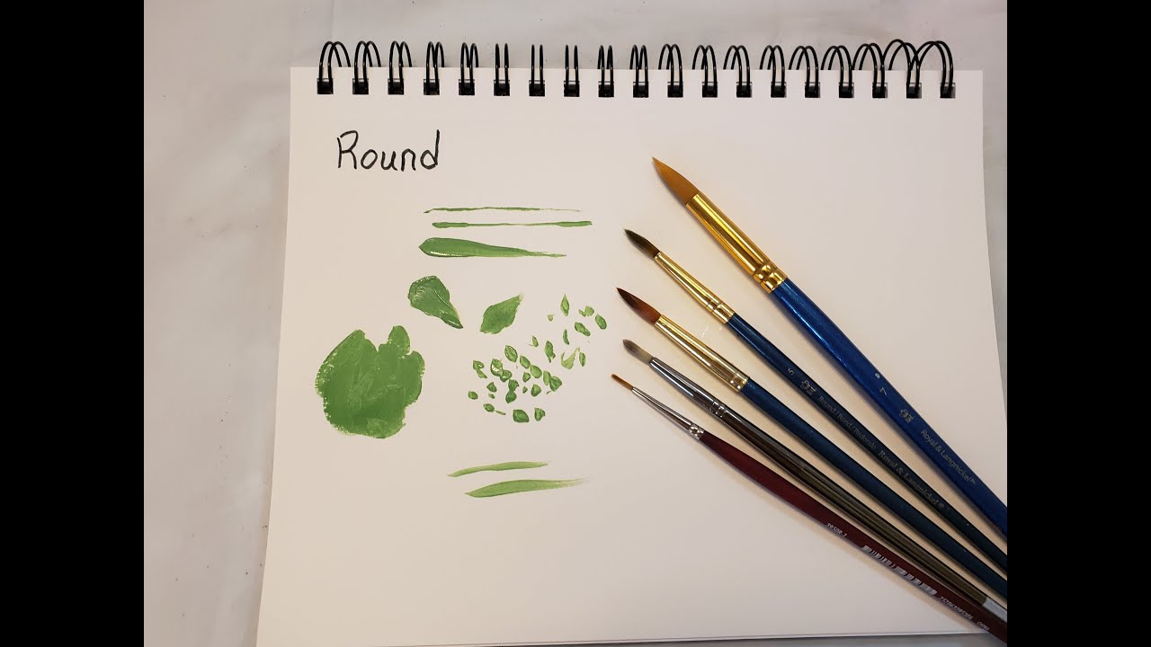 Round Brush Demo/How to Use Round Brushes