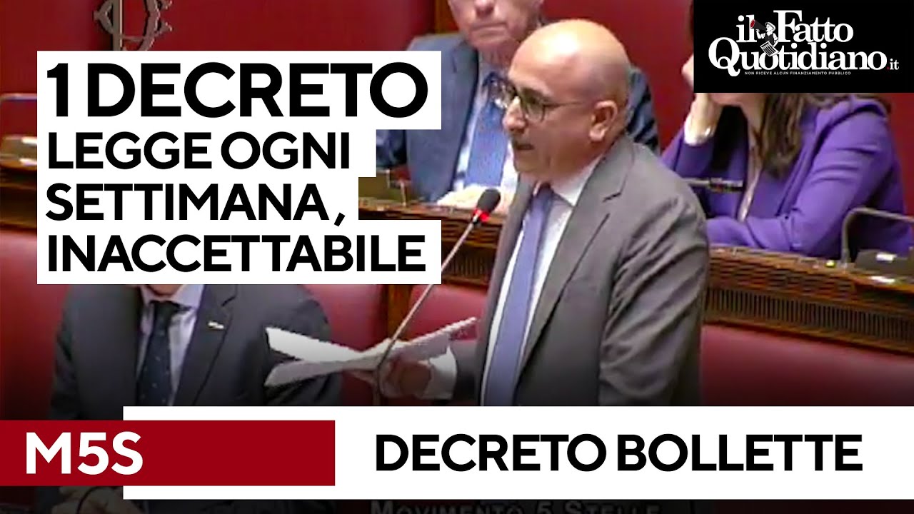 Decreto bollette, M5s: 