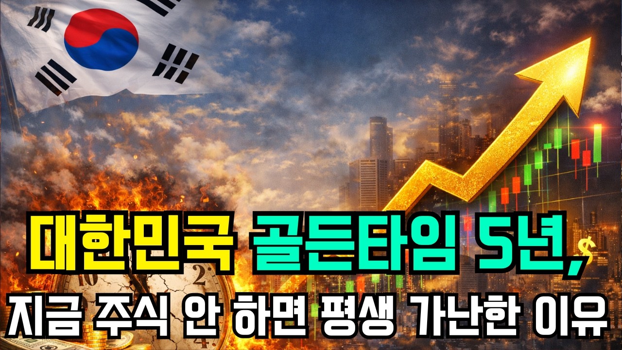 대한민국 골든타임 5년, 지금 주식 안 하면 평생 가난한 이유