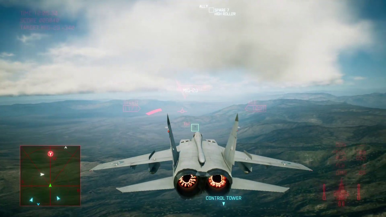 Ace Combat 7 Mission 5 with MiG 31 Foxhound