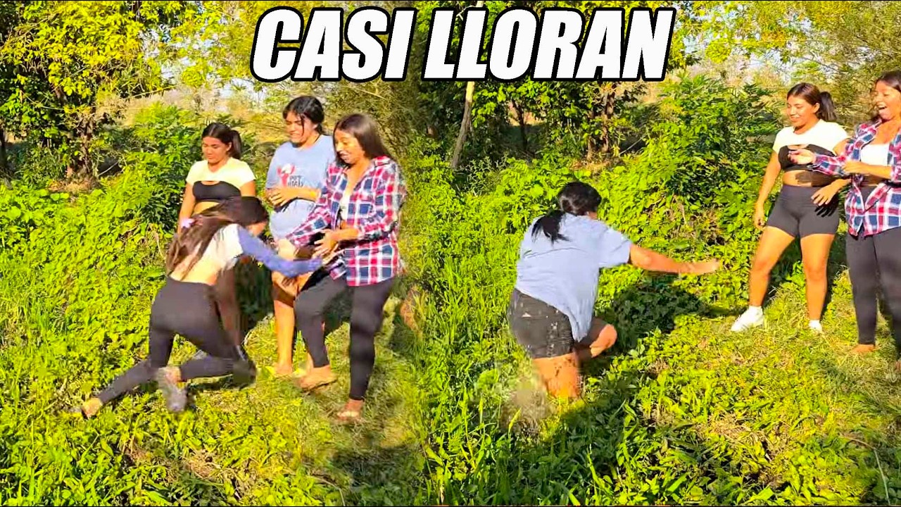 Cristina quedo hundida en el agua después de este salto.