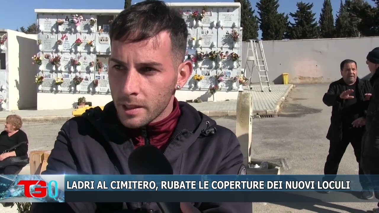 LADRI AL CIMITERO, RUBATE LE COPERTURE DEI NUOVI LOCULI