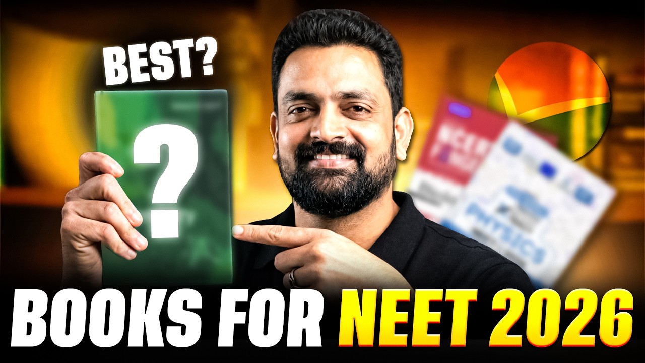 Best Books for NEET 2026 Preparation 🩺 | NCERT + Topper’s Recommended Books