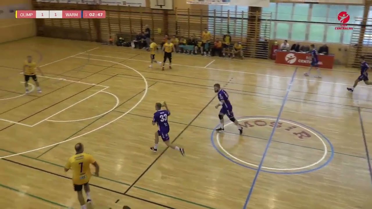 Skrót: MKS Olimpia MEDEX Piekary Śląskie - Warmia Olsztyn (2 kolejka Ligi Centralnej)