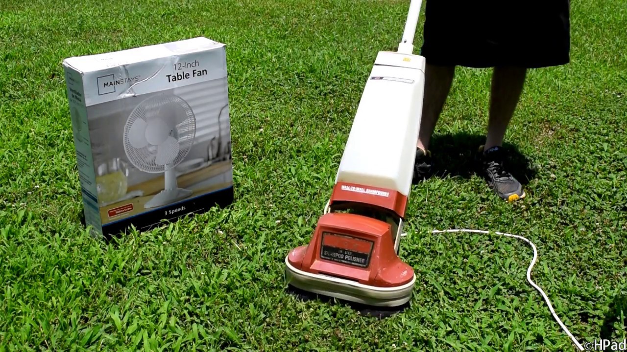 Vintage Hoover Shampooer Polisher Destruction