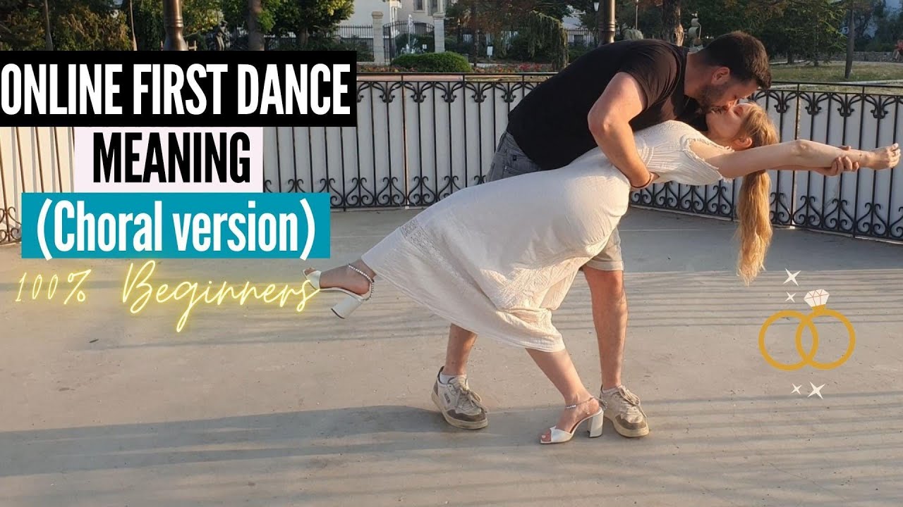 ONLINE WEDDING DANCE FOR BEGINNERS - MEANING CHORAL VERSION #onlineweddingdance