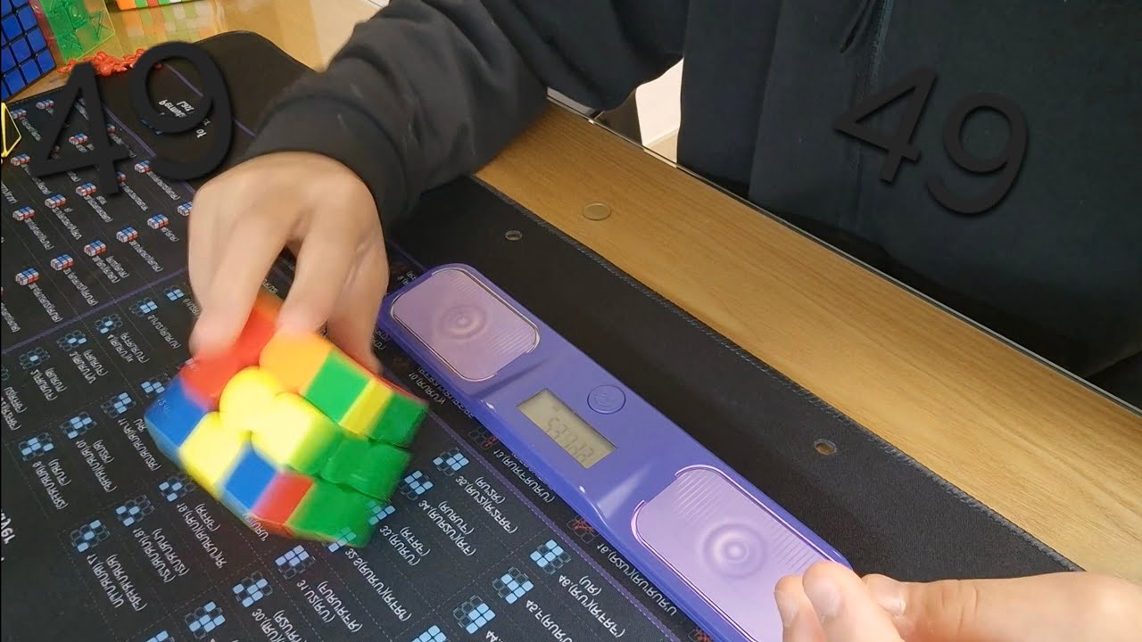 초4 한손 큐브 49초