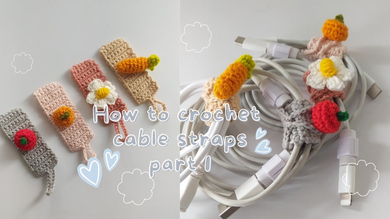 How to crochet cable straps tutorial Part 1