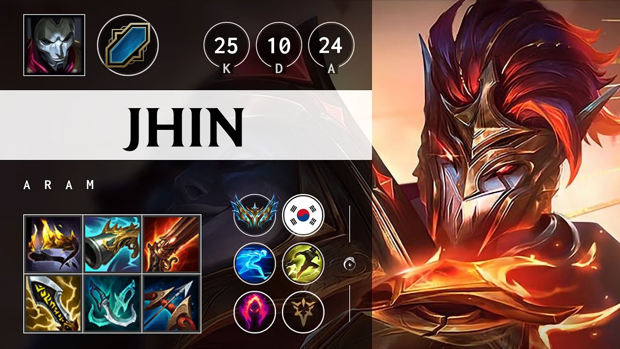 Jhin ARAM - KR Challenger Patch 25.21