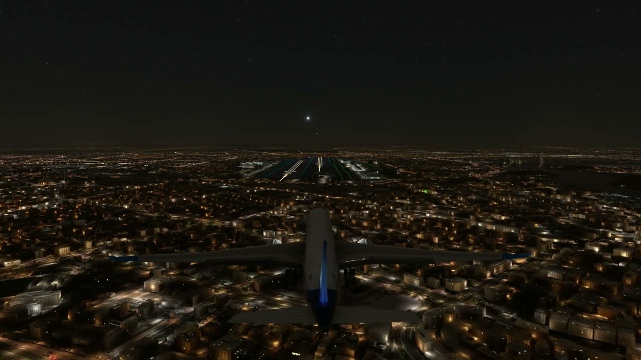 MSFS2020 Landing Dubai OMDB A339 Headwind With FSRealistic