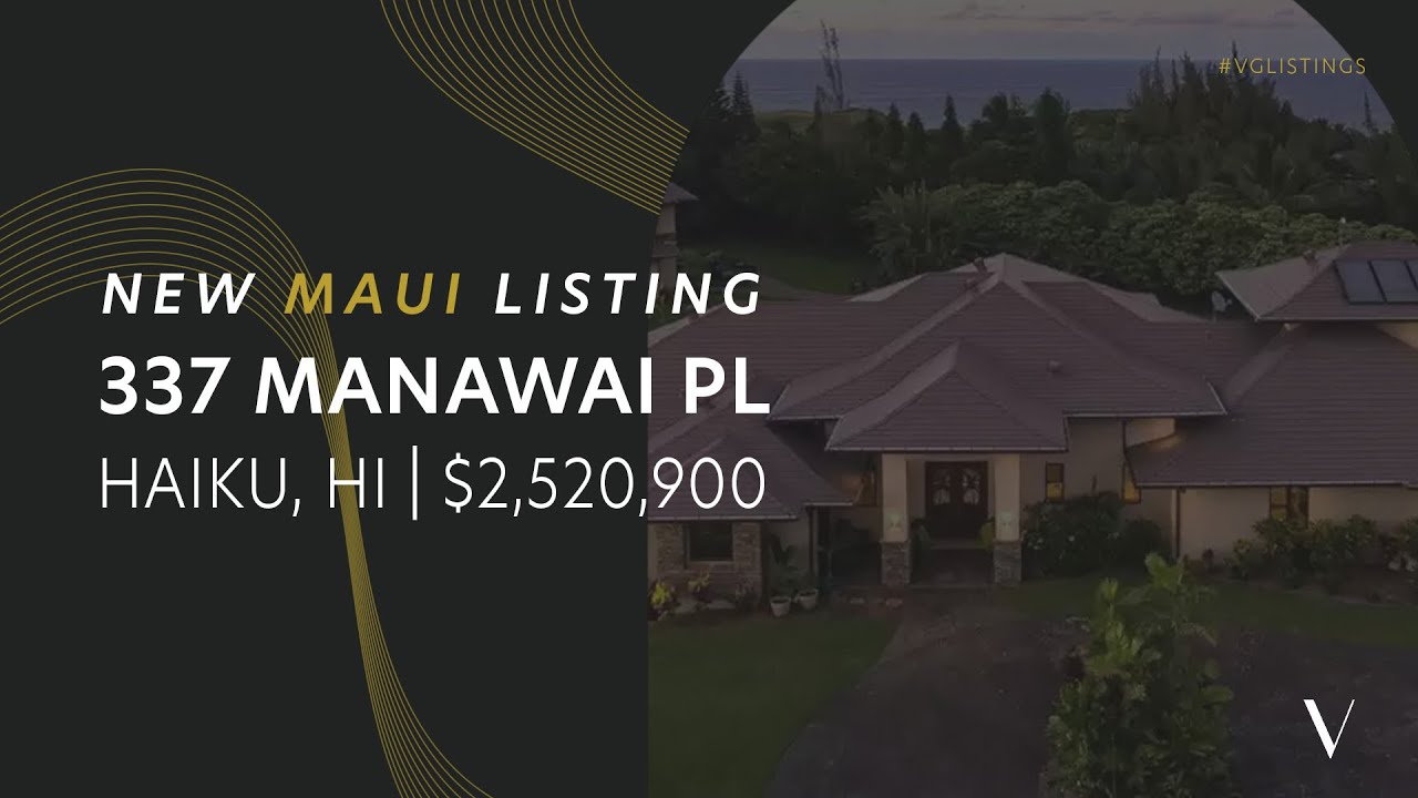 New Listing In Haiku | 337 Manawai Pl