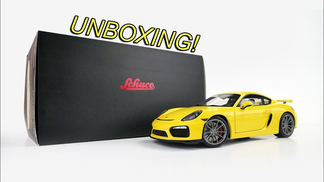 [Unboxing & Review] - Porsche Cayman GT4 1:18 by Schuco - [4K]