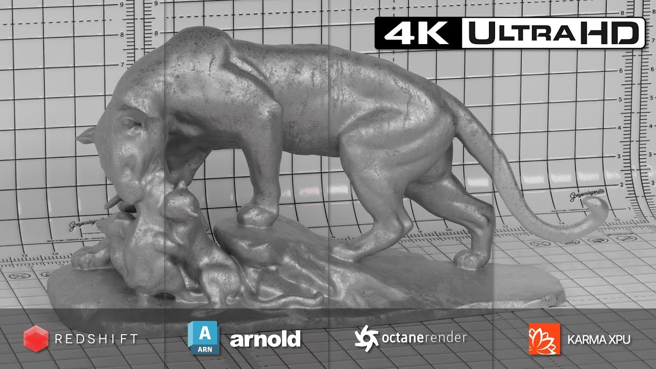 Render comparison - Redshift, Arnold, Octane, Karma XPU