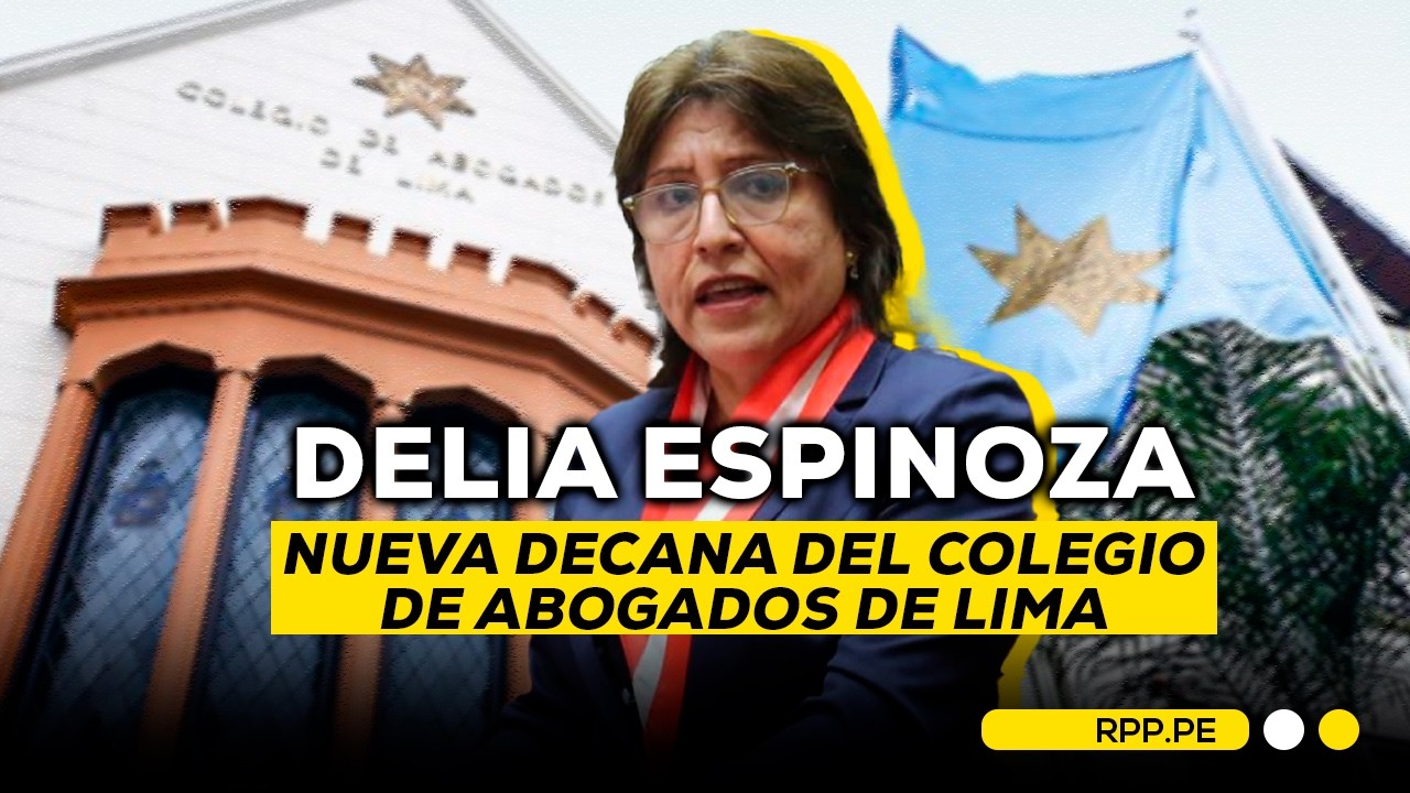 DELIA ESPINOZA ⚖️ NUEVA DECANA DEL COLEGIO DE ABOGADOS DE LIMA #ROTATIVARPP