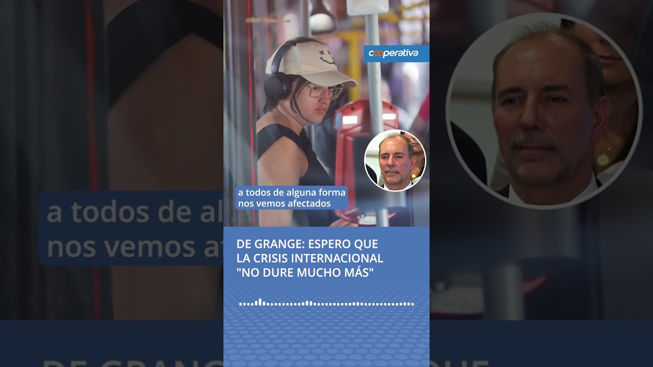 De Grange: Espero que la crisis internacional 