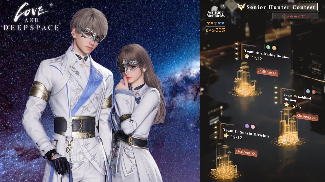 Love and Deepspace - Senior Hunter Contest (11/04-11/18) | All Xavier Team, 30% Damage Boost