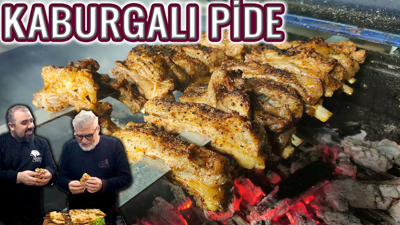 MANGALDA KUZU KABURGALI PİDE (Mangalda Kuzu Kaburgalı Sebzeli Pide Tarifi)