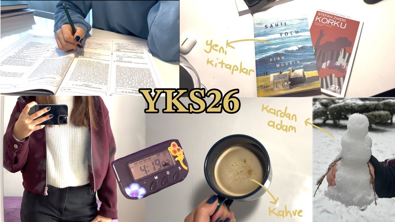 Yks26 vlog 6 || gezelim,ders çalışalım || +4 saat