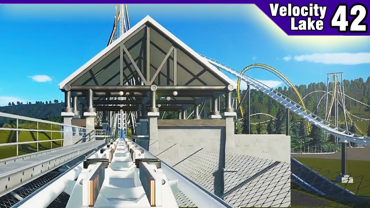 Velocity Lake (ep. 42) -  The Giga's Station is Here! | Planet Coaster