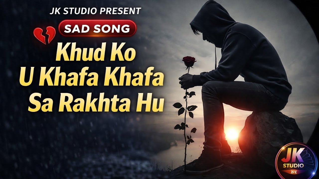 Khud Ko U Khafa Khafa Sa Rakhta Hu | Sad Song 😭 😭| Jk Studio Present New Song | latest Song |