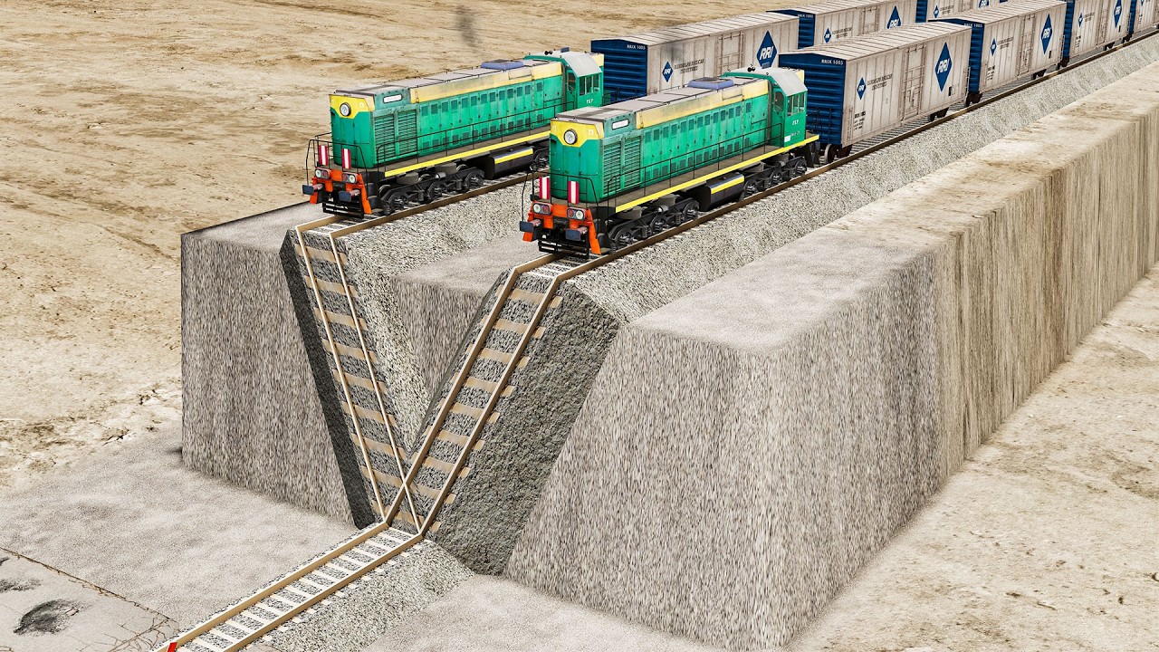 Extreme Trains vs Unfinished Railway Crashes #85 – BeamNG.drive | BeamNG High Speed