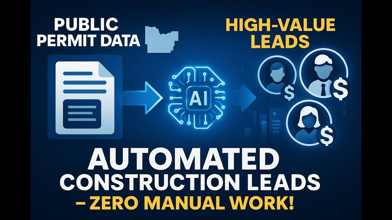 🚀 How to Get Construction Leads Automatically &ndash; Zero Manual Work! 🔥