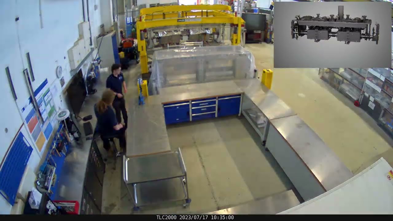 Build process of the Radio Frequency Dipole (RFD) Crab Cavity for HL-LHC at Daresbury Laboratory