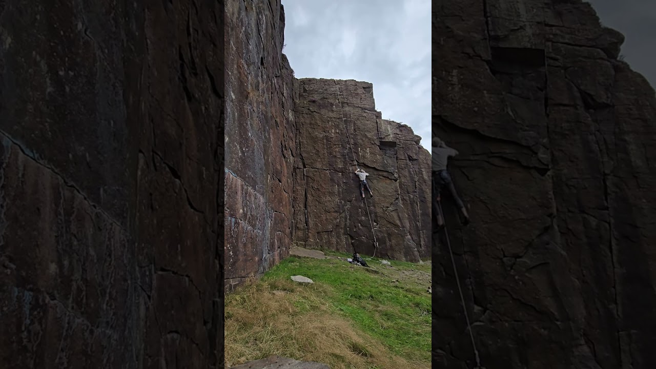Parkers Eliminate (Hobson Moor Quarry) HVS 5a Top Rope Solo