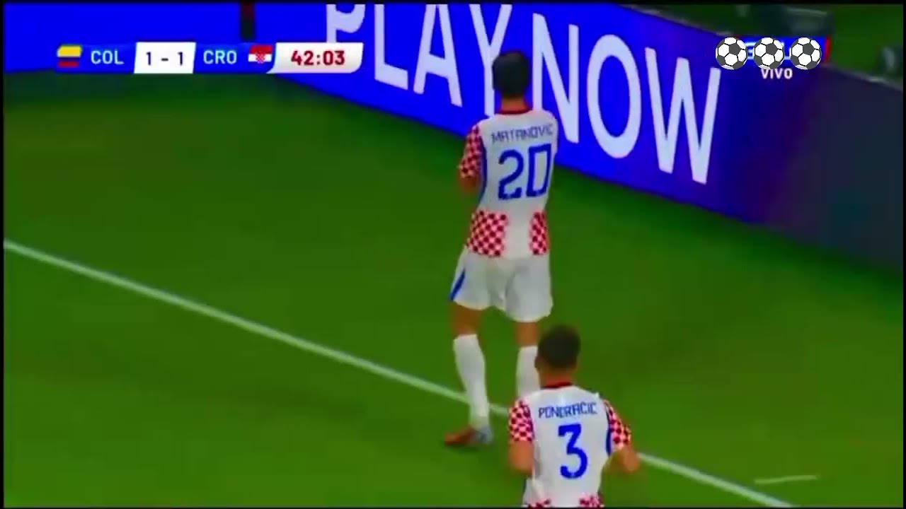 Goal l 🇨🇴 Colombia 1-2 Croatia 🇭🇷 l Igor Matanovic