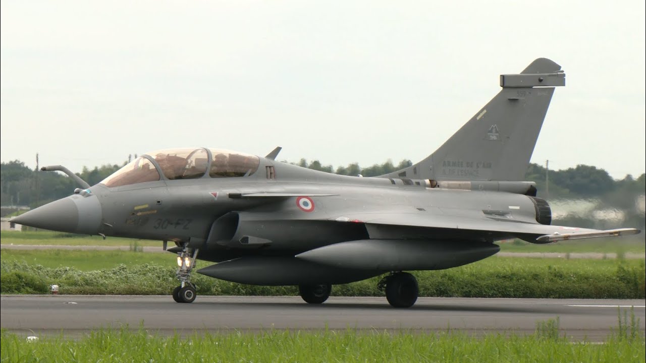 航空自衛隊百里基地へフランス空軍所属ラファール戦闘機2機飛来 パシフィック・スカイズ24 Rafale FrenchAirForce Pacific Skies 24