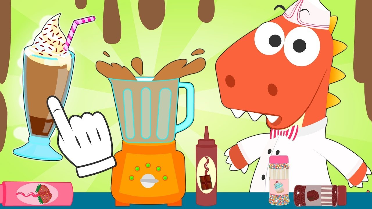 Learn with Eddie: How to Make Ice-Cream Milkshakes 🍨 Eddie Makes Vanilla and Chocolate Milkshake