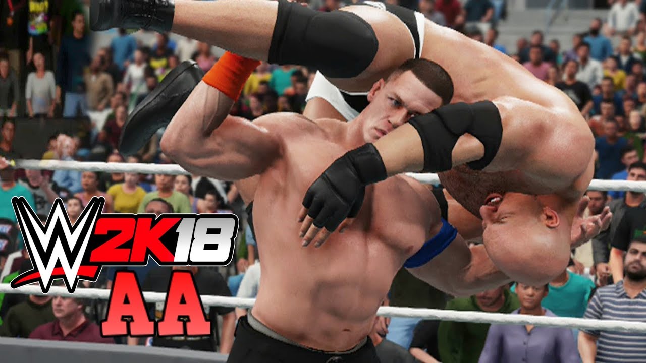 WWE 2K18 - ДЖОН СИНА AA-СБОРНИК!