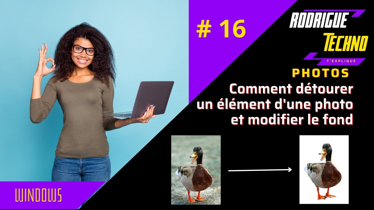 Comment isoler une image dans une photo détourer avec GIMP
