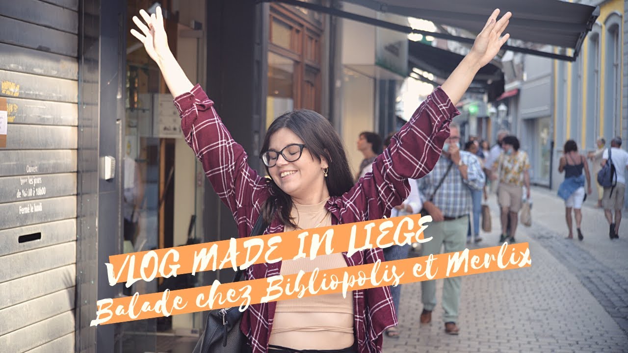 Vlog Made in Liège ! Balade chez Bibliopolis 📚 et Merlix 🐱