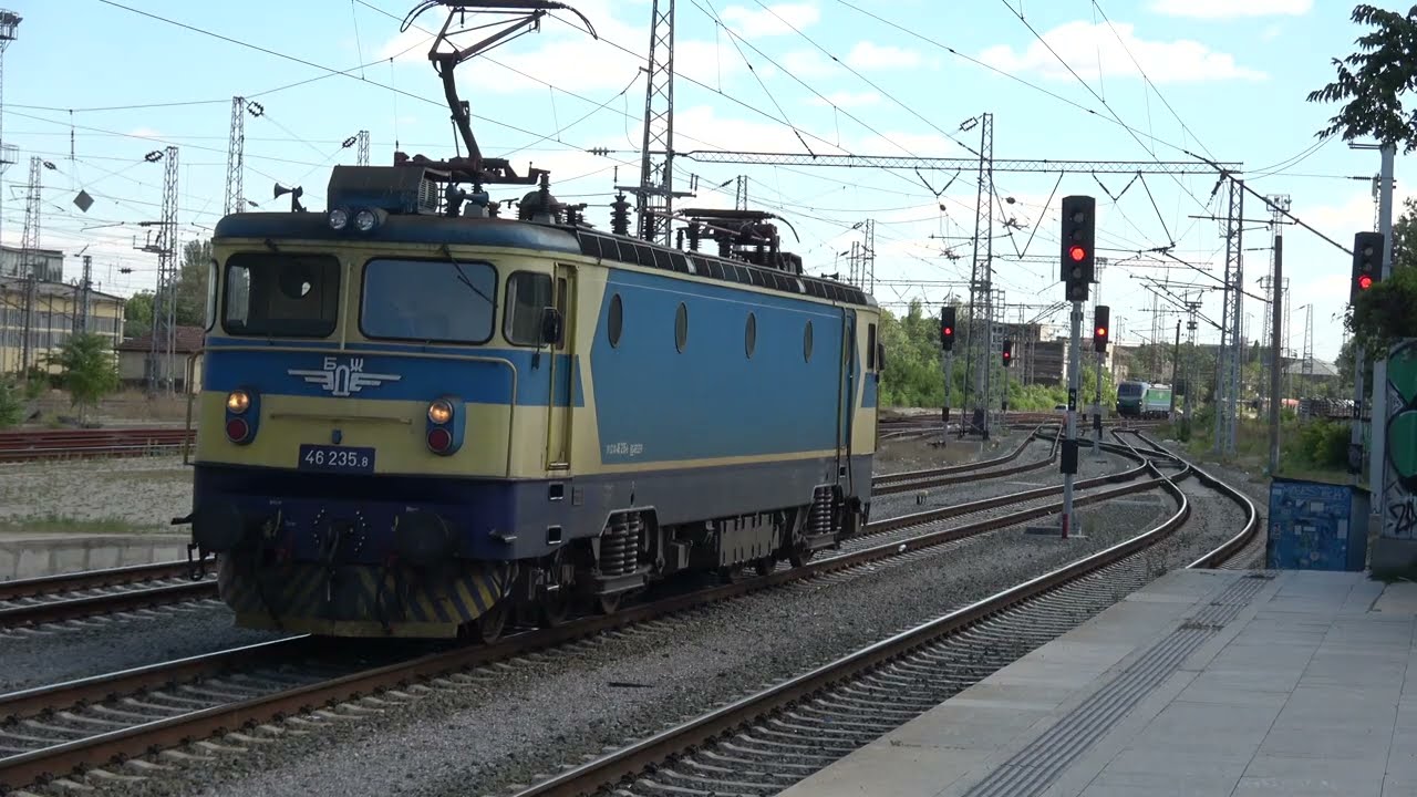 Trains at Sofia Central (Bulgaria)