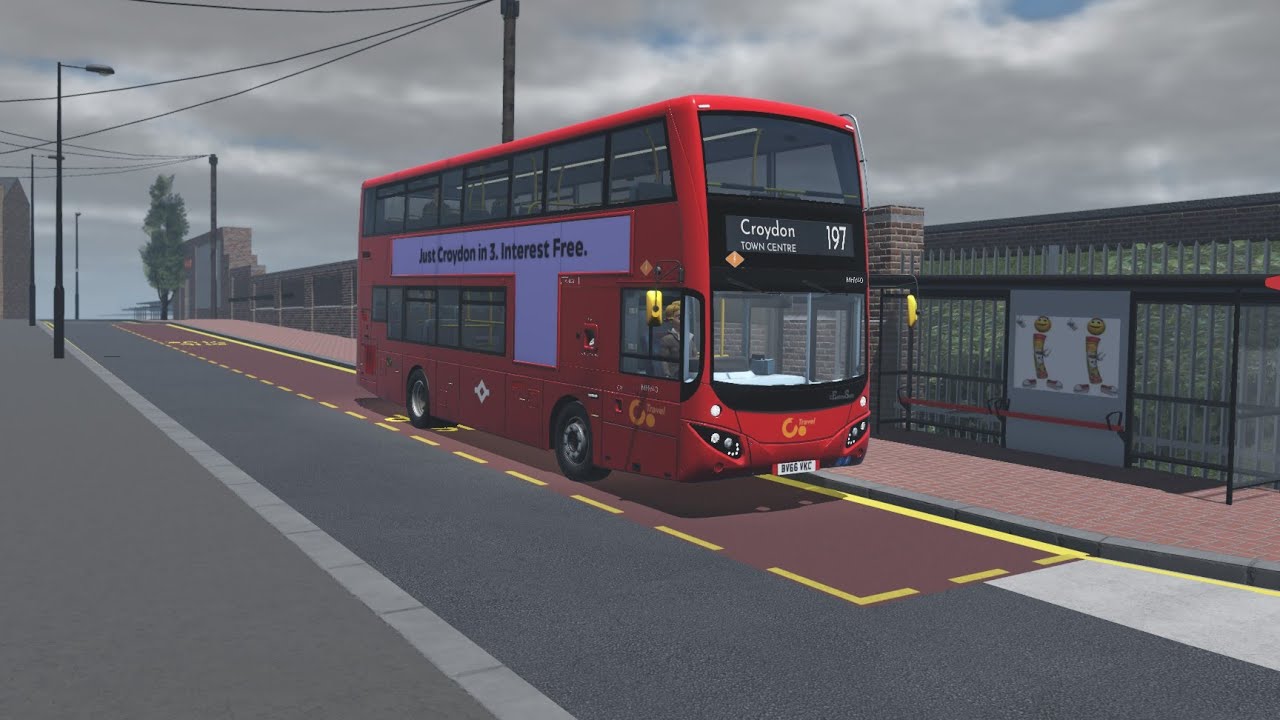 Route 197 From Norwood Junction To Fairfield Halls On My Evoseti