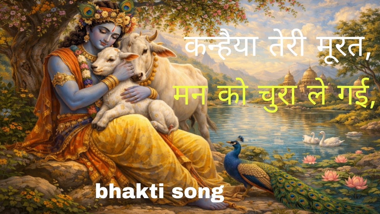 कन्हैया तेरी मूरत, मन को चुरा ले गई, || song || krishna bhagwaan ||video song