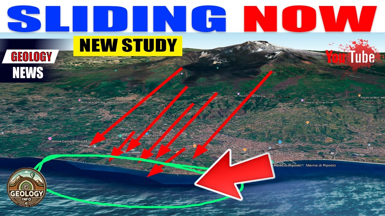 New Study: Etna's Eastern Flank Accelerates Toward the Ionian Sea