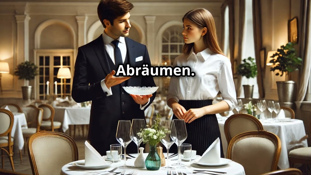 Gastrolingo | Restaurant Basics - Tisch Vorbereitung und Service Begriffe